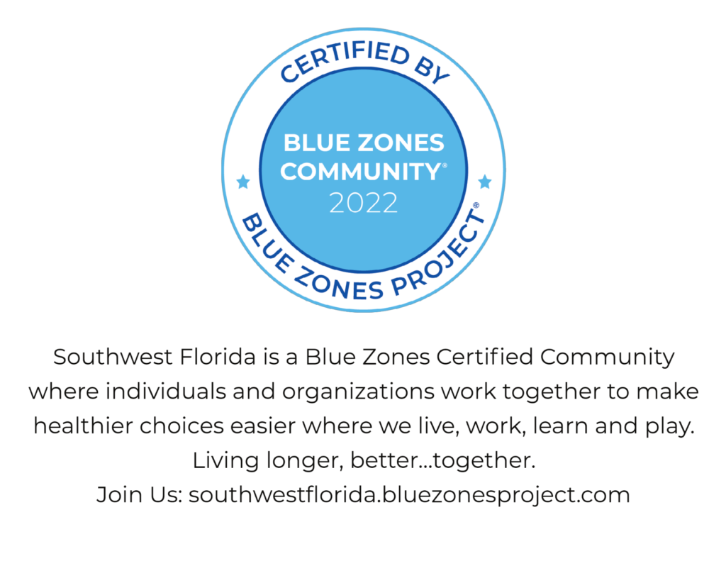 Michelle Joy Kramer is Certified by Blue Zones Project